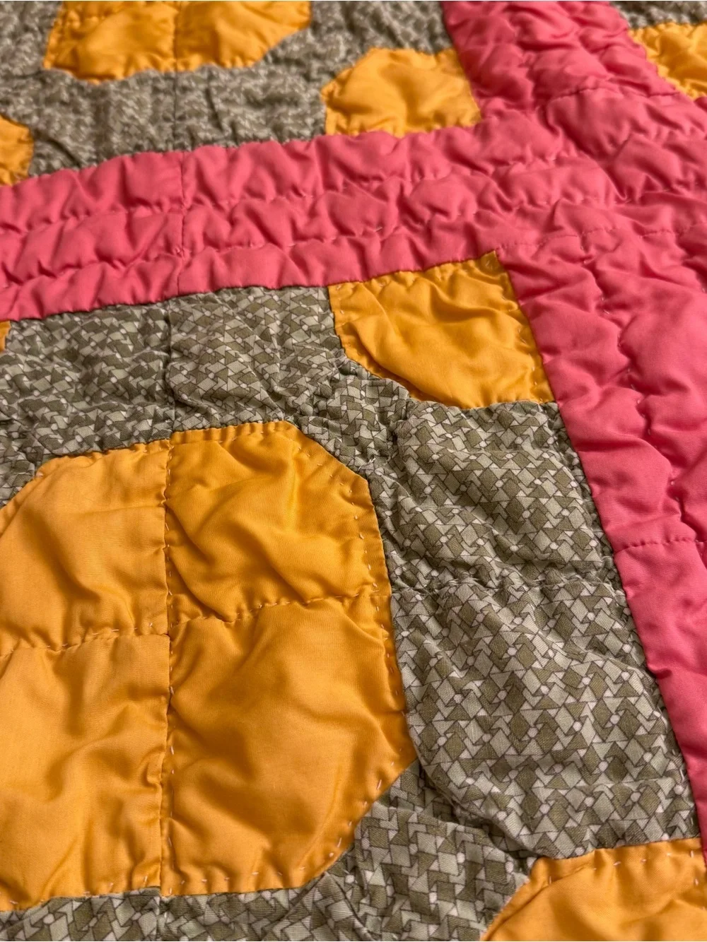 Vintage Patchwork Quilt 57.5